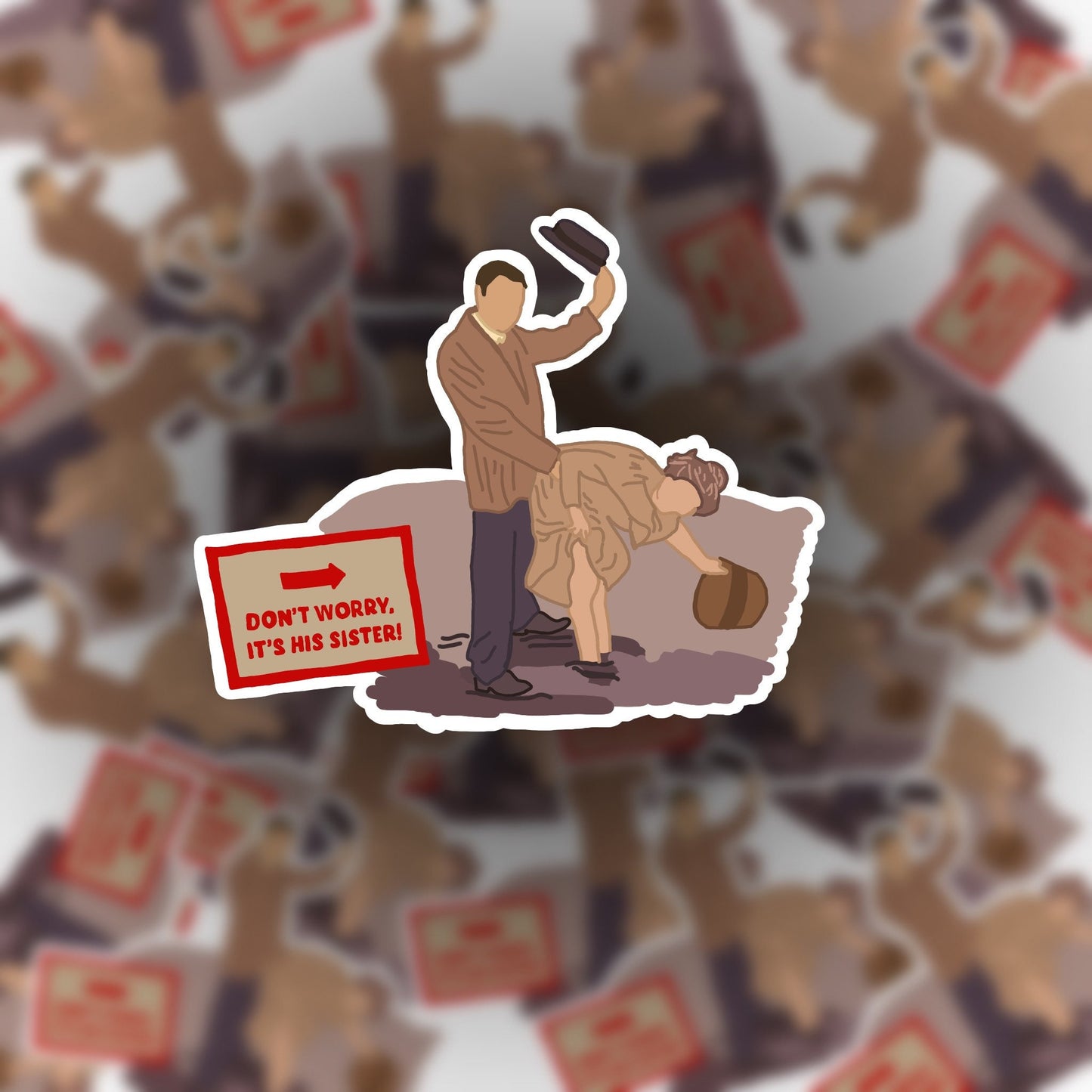 don't worry, she's his sister