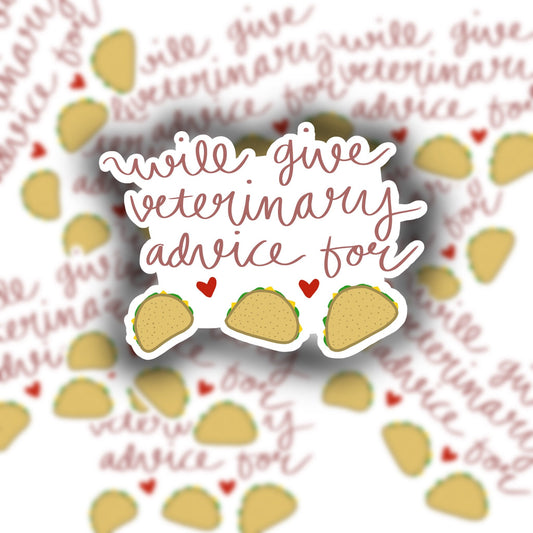 veterinary advice for tacos