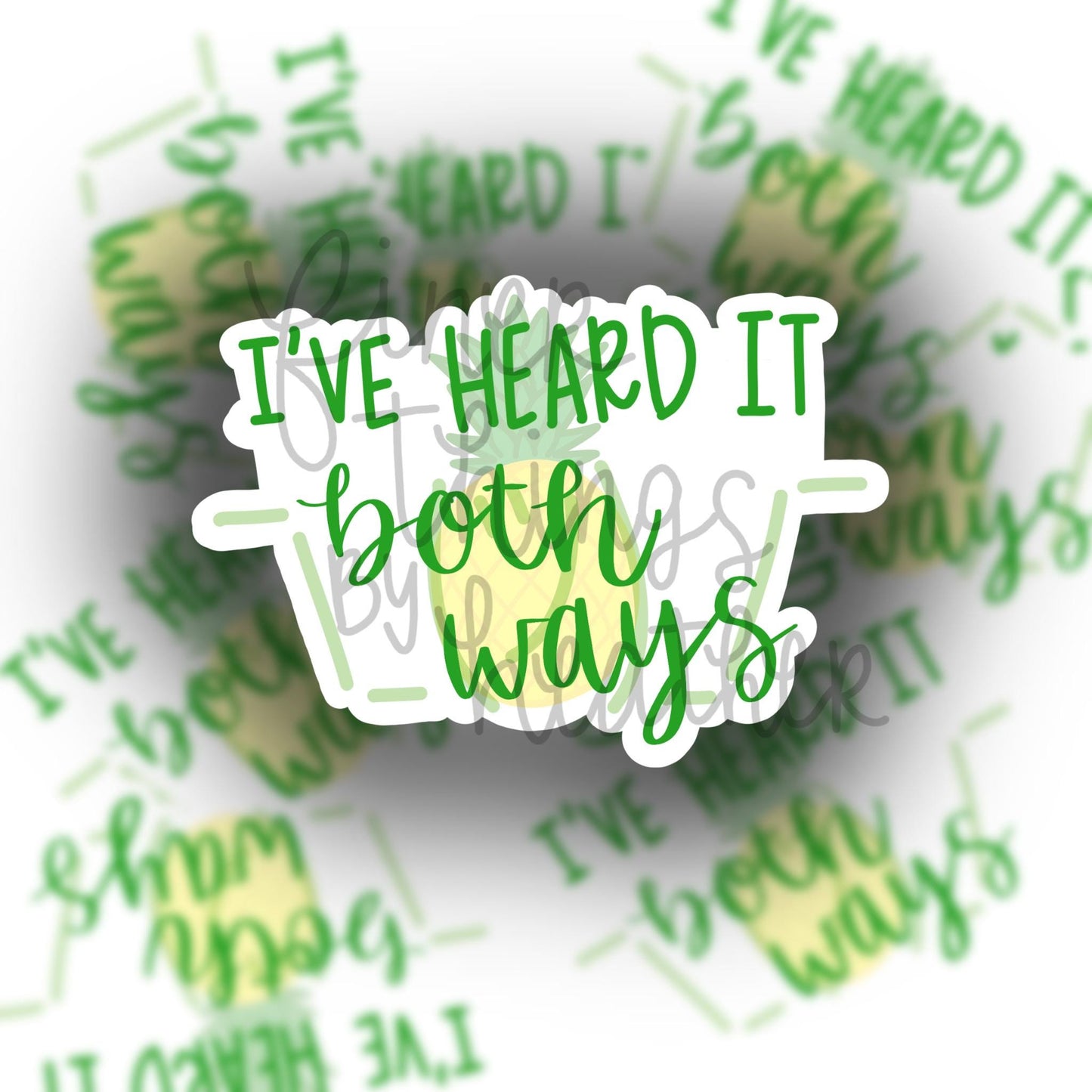 i've heard it both ways