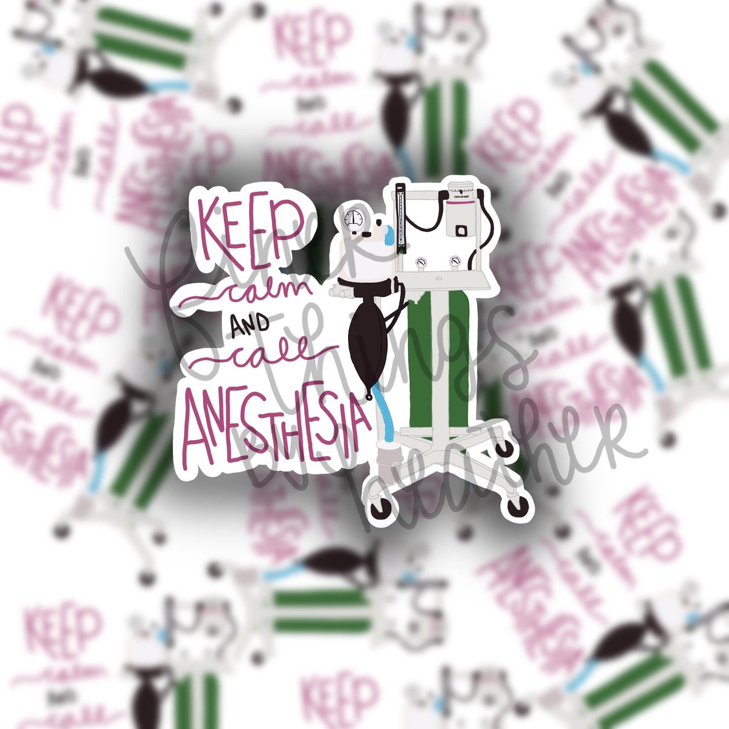 keep calm  & call anesthesia