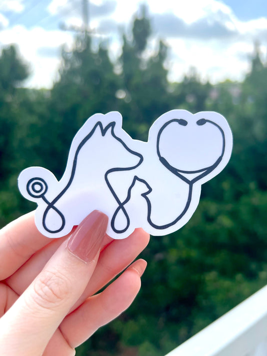 cat & dog stethoscope